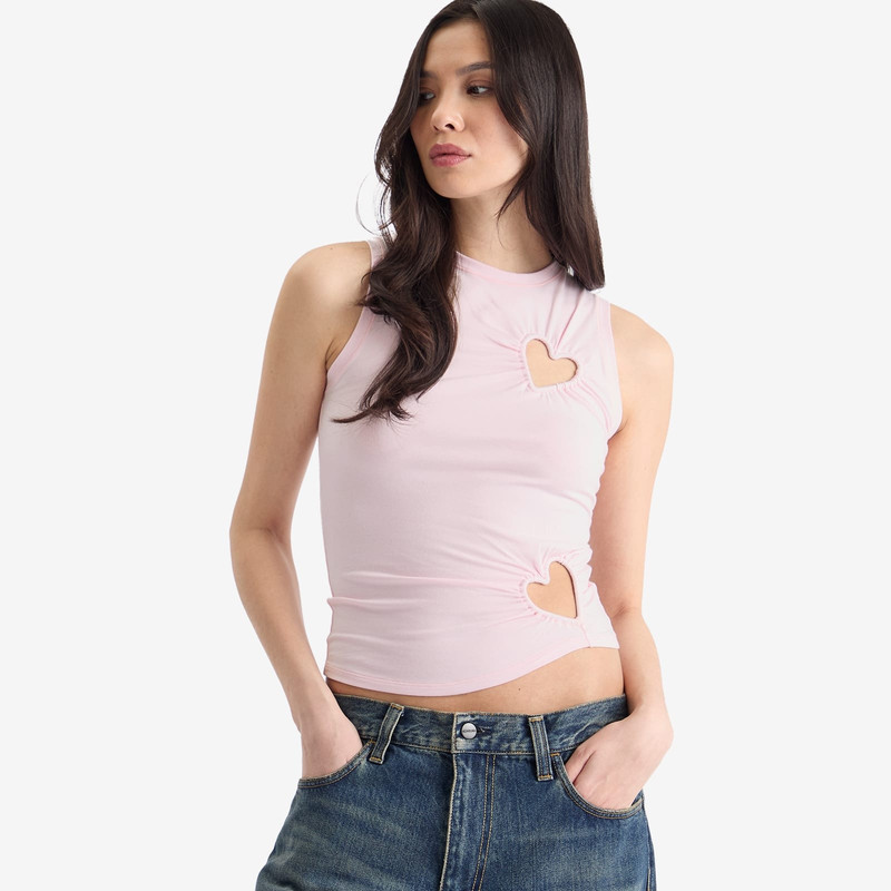 SKIMS Cotton Jersey Heart Tank 5