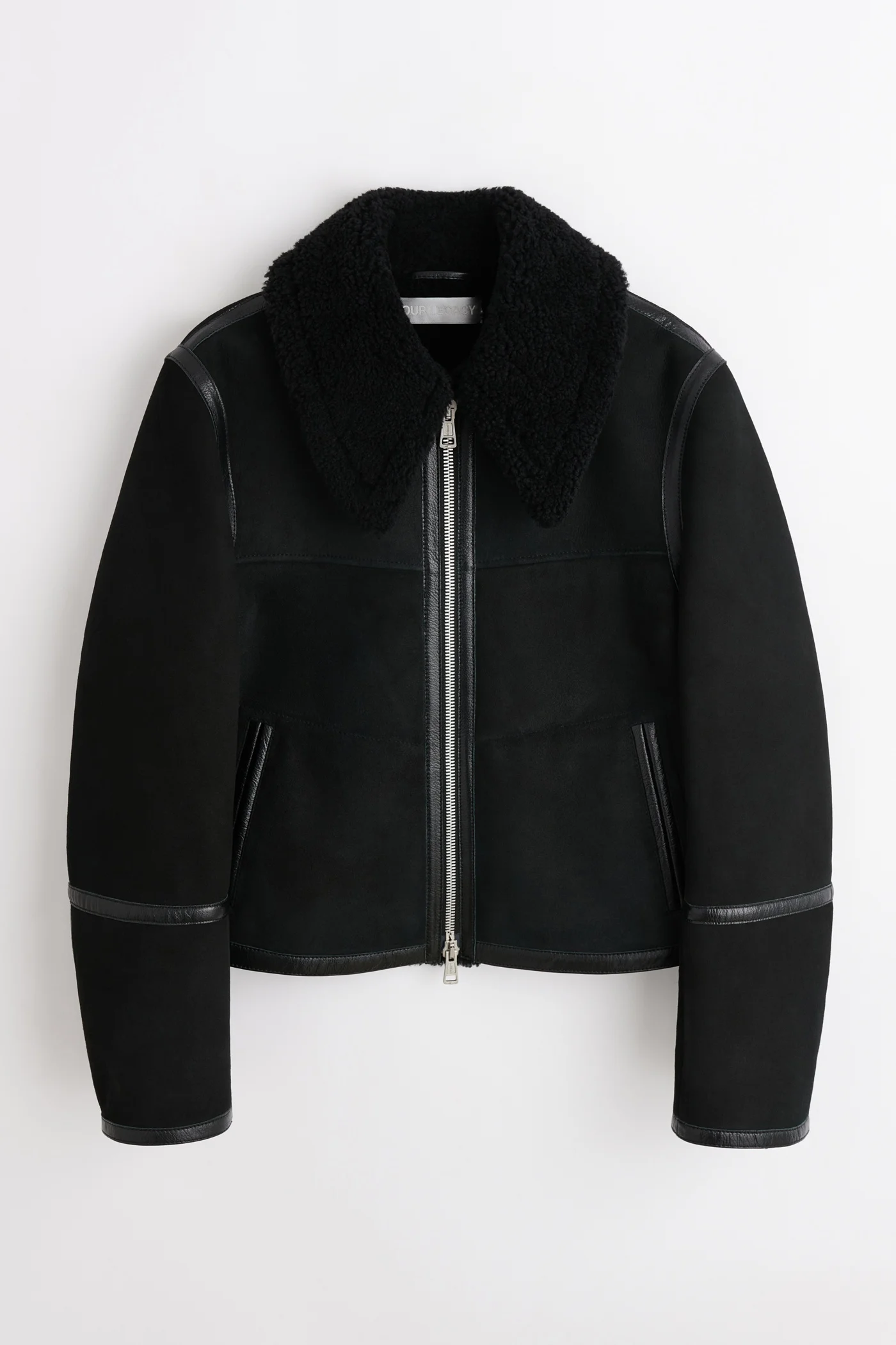 Pilot Jacket Black Shearling - 1
