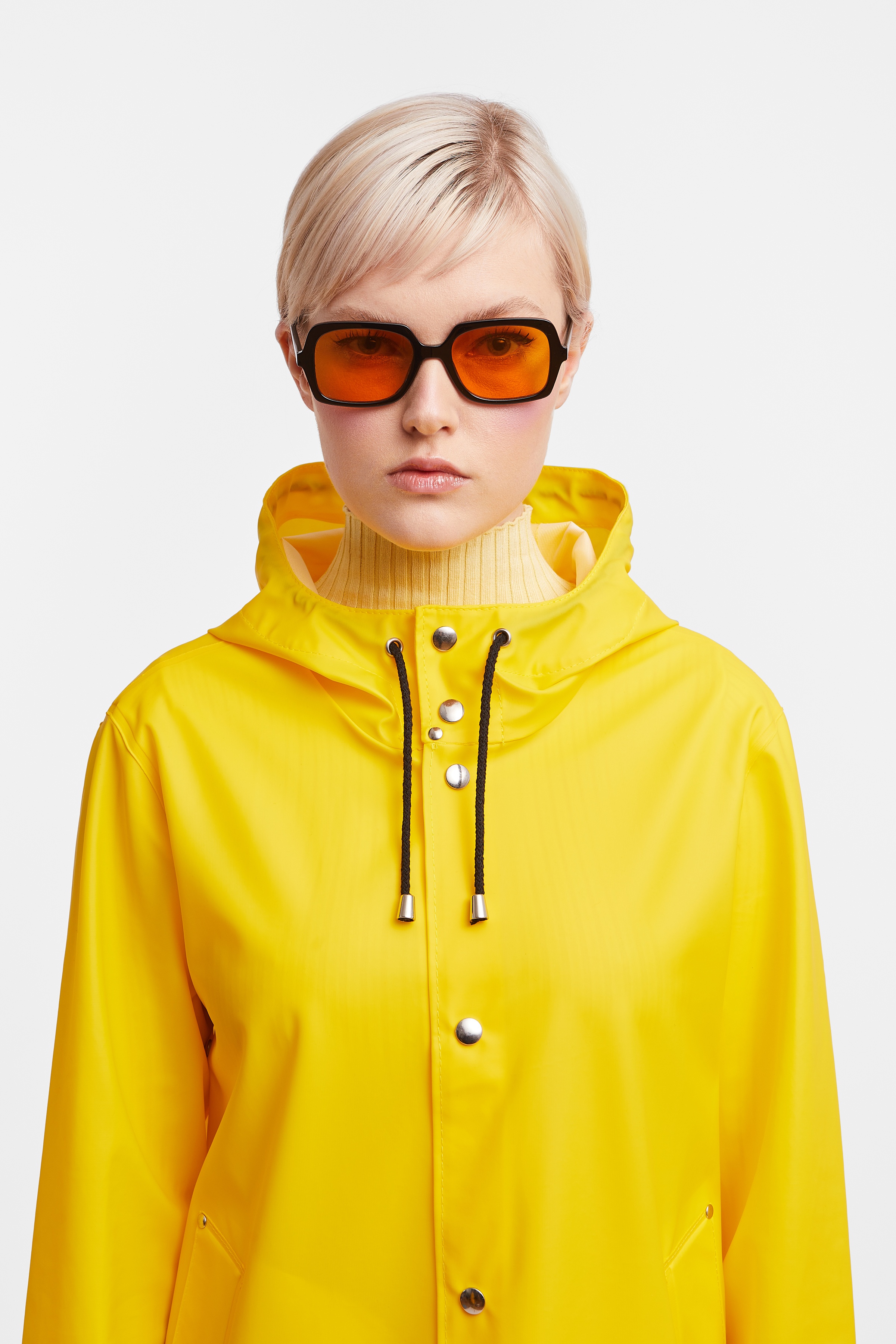 Stockholm Lightweight Raincoat Yellow - 7