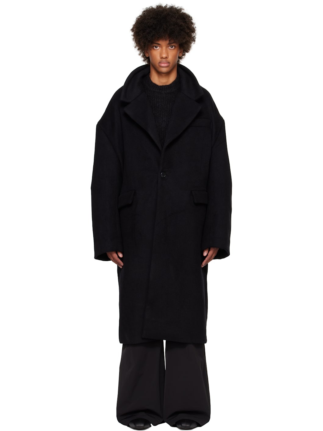 entire studios Black Basilica Coat | REVERSIBLE
