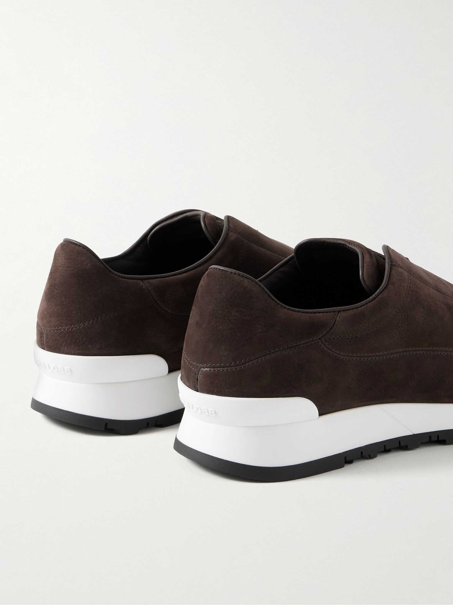 Lift Nubuck Slip-On Sneakers Dark brown - 5