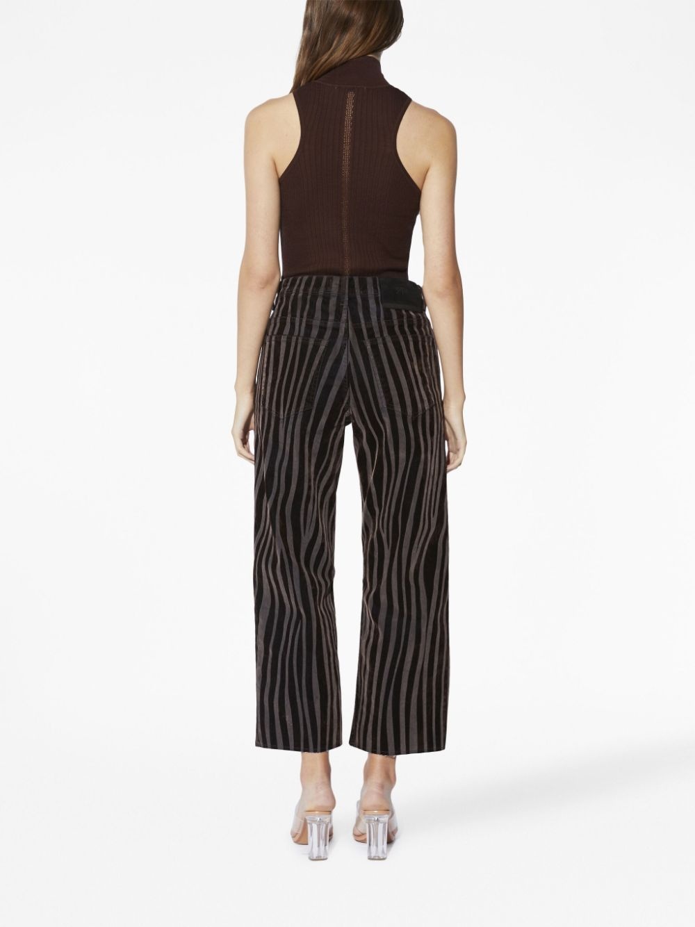 high-neck knitted bodysuit - 3