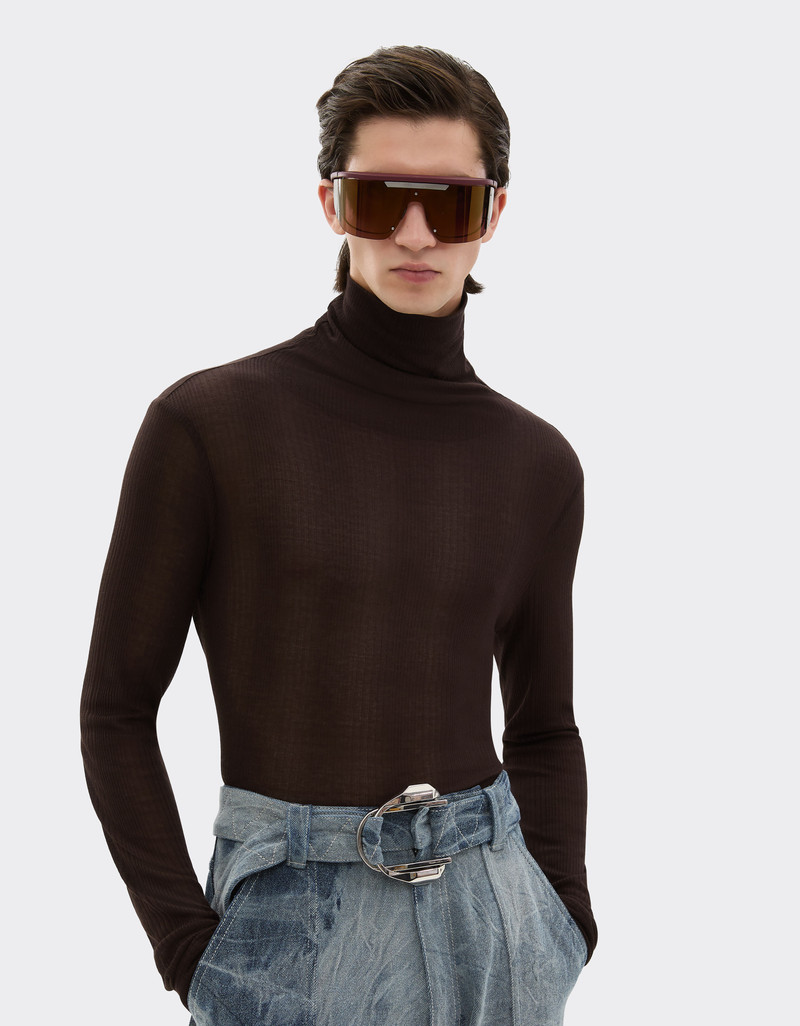 High-neck jersey top 5