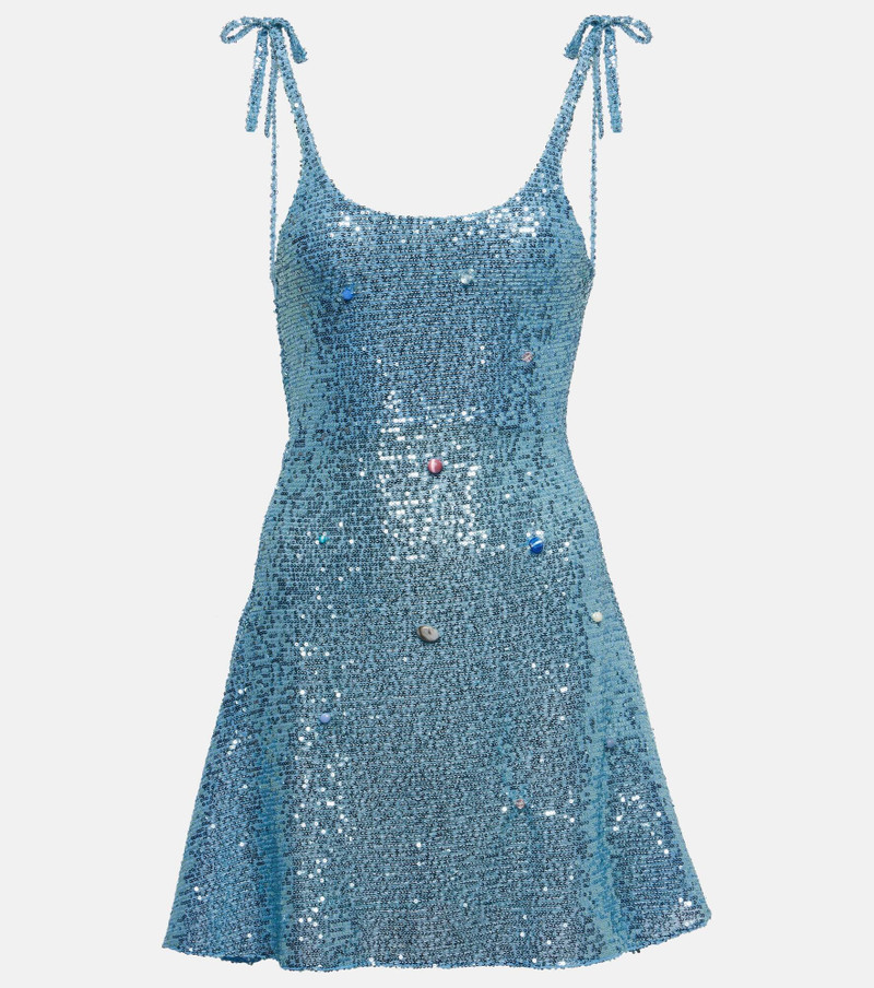 Sequined 미니 드레스 - 1