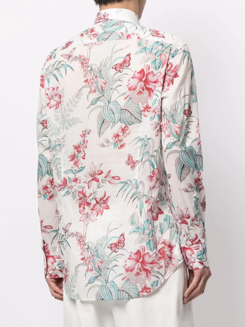 floral-print shirt - 4