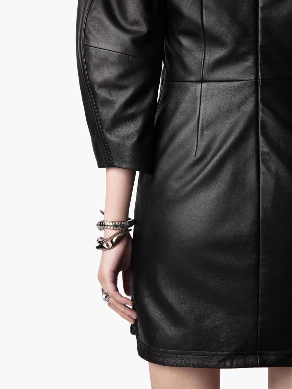 leather minidress - 6