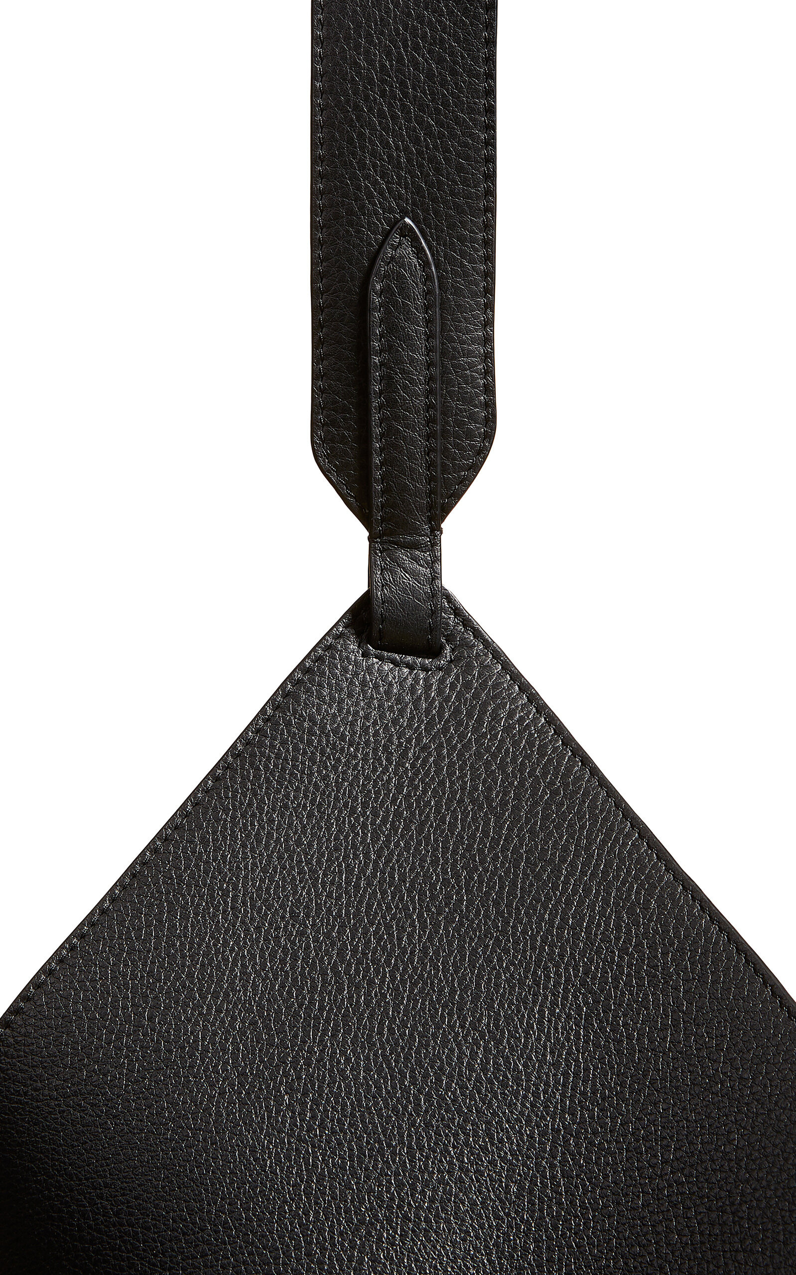 Lotus Medium Leather Tote Bag black - 5