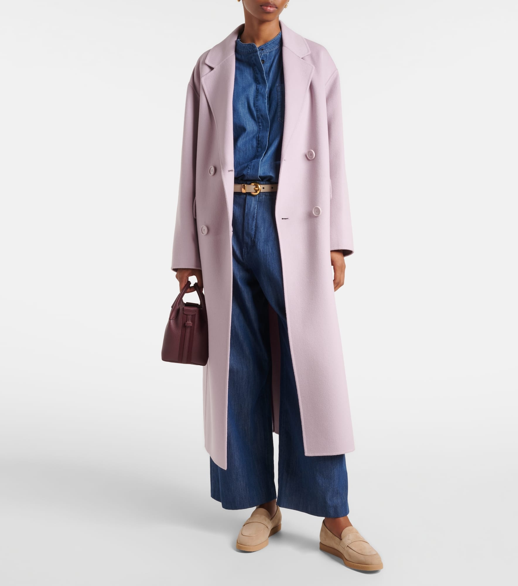 Sophie denim wide-leg pants - 2