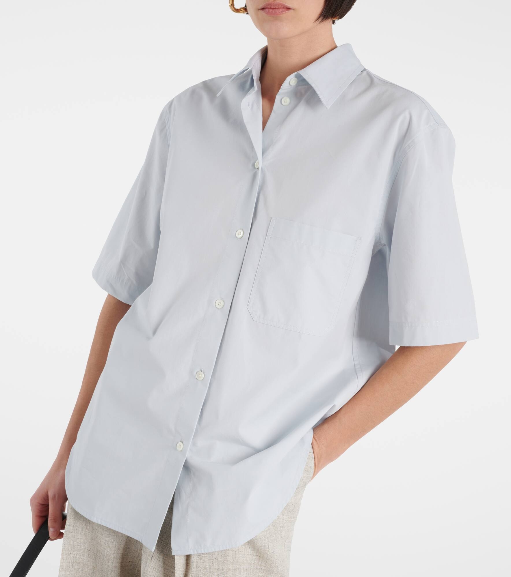 Cotton poplin shirt - 5