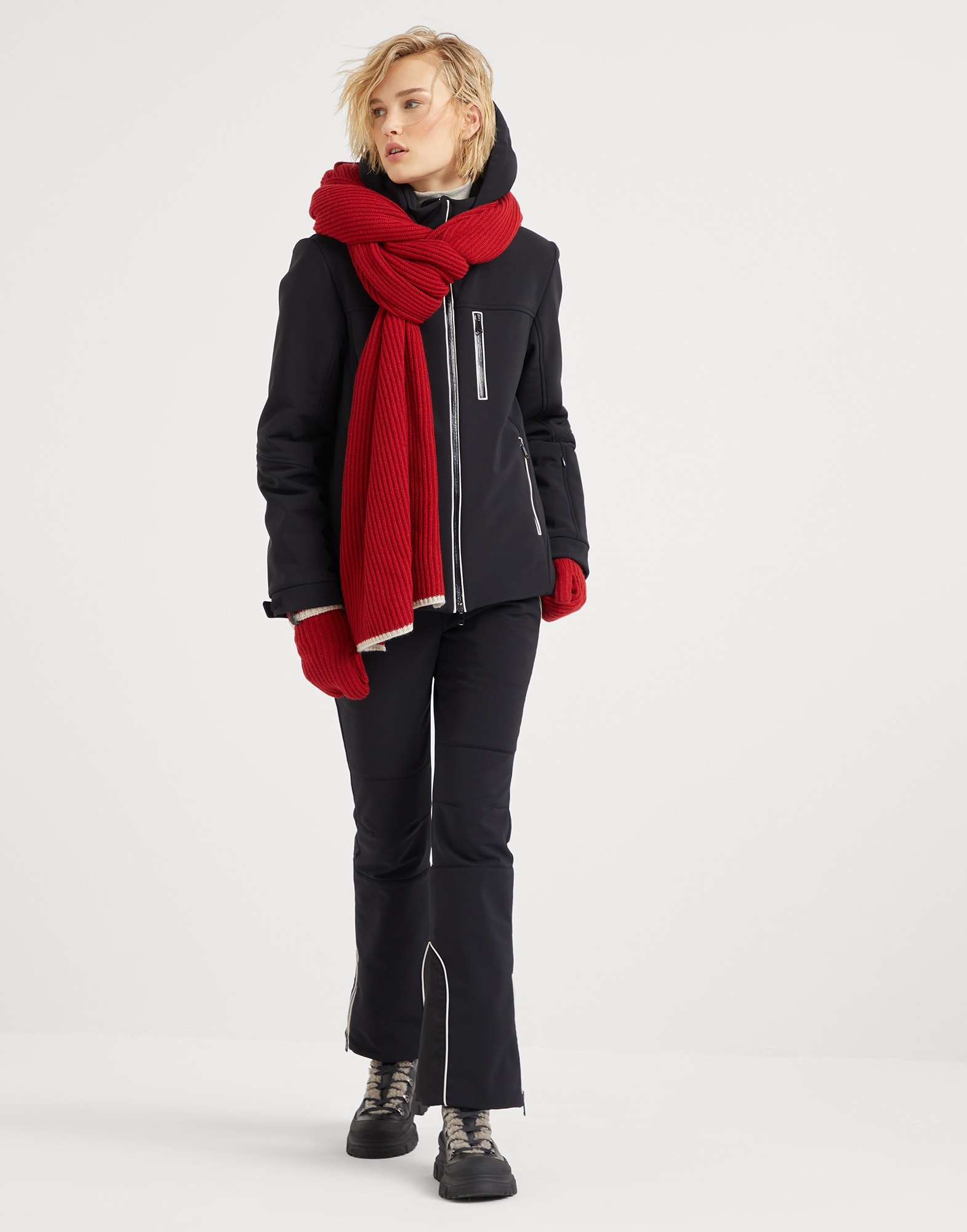 Bonded techno fabric hooded mountain jacket with Thermore® padding - 5