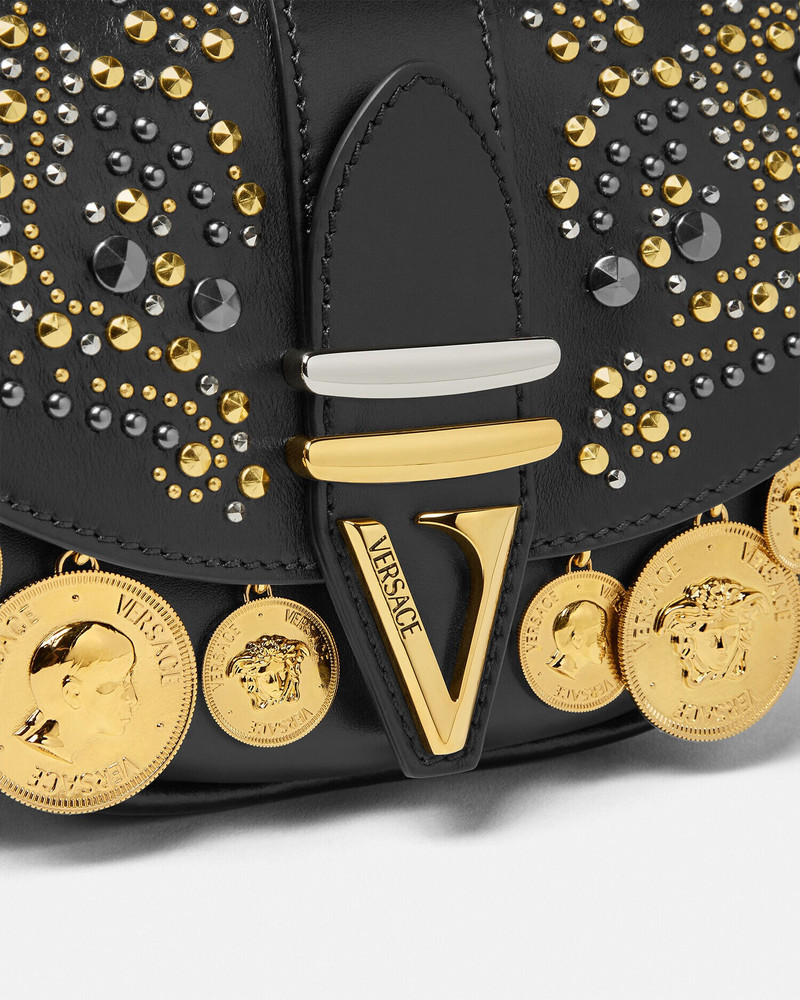 VERSACE Studded Coin Virtus Shoulder Bag outlook
