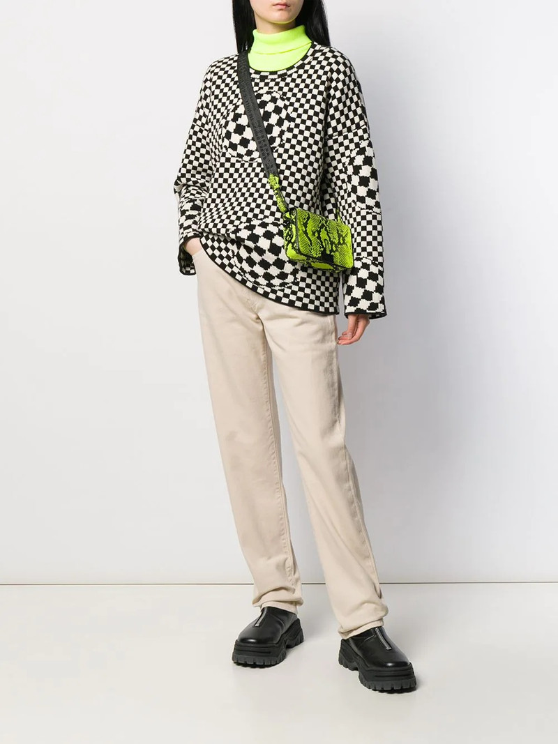 Off-White high waist straight-leg jeans outlook