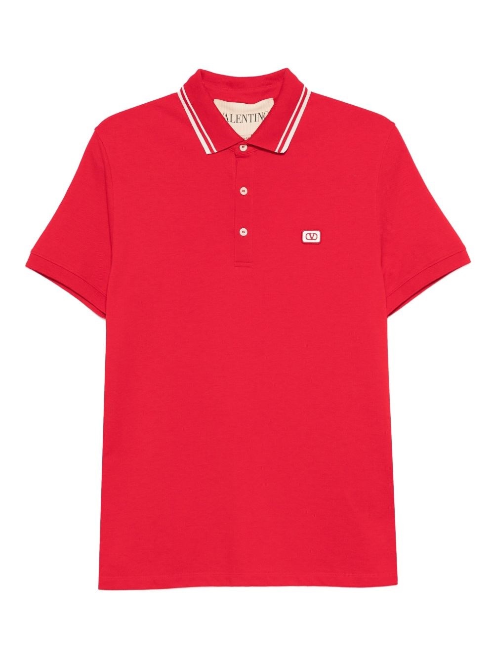 VLogo Signature cotton polo shirt - 1