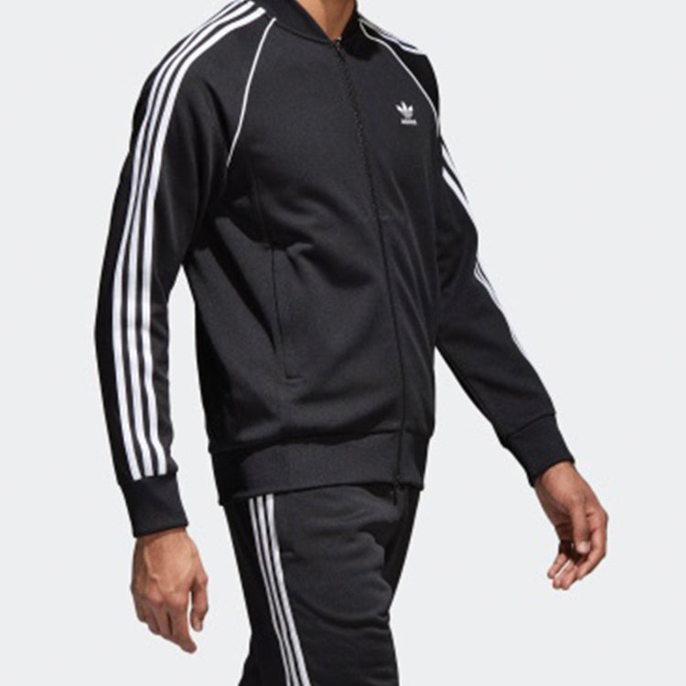 adidas originals Track Sports Stand Collar Jacket Black CW1256 - 5