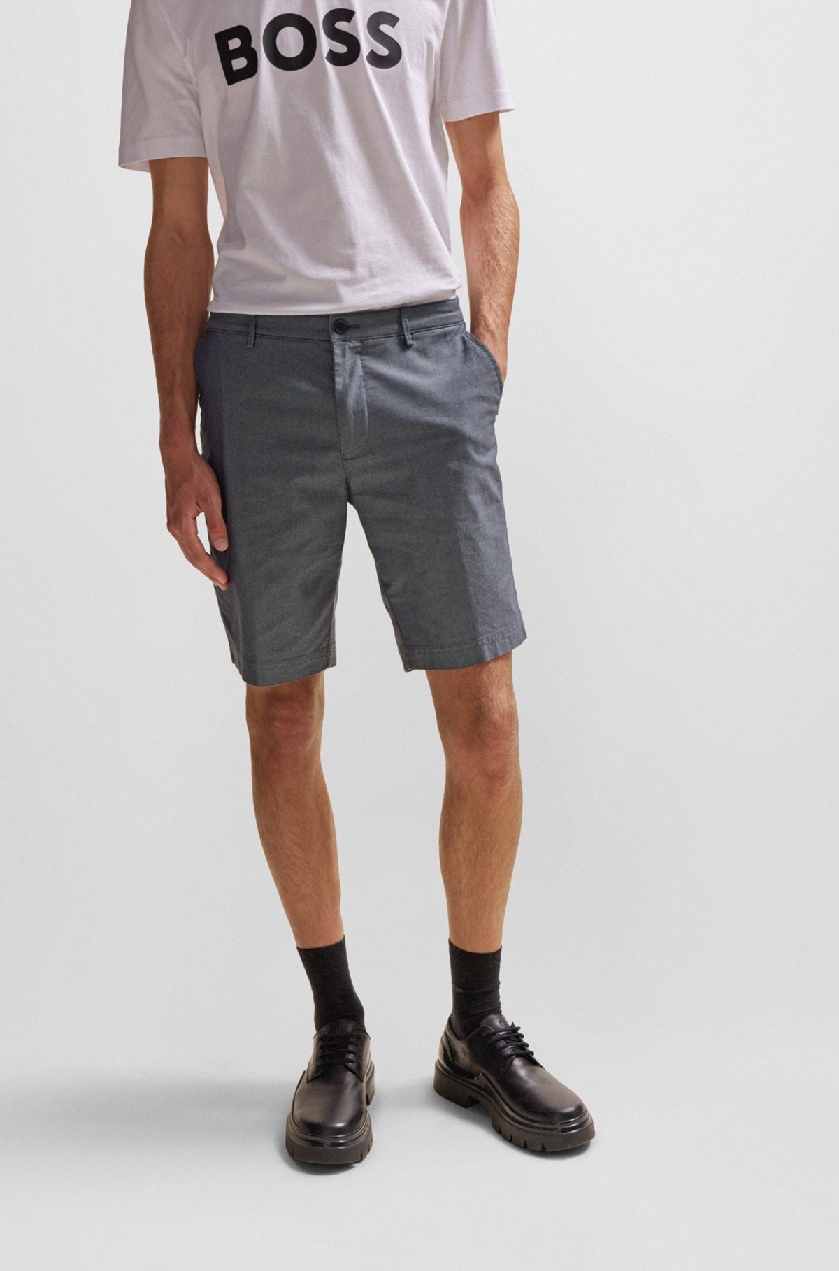 SLIM-FIT SHORTS - 2