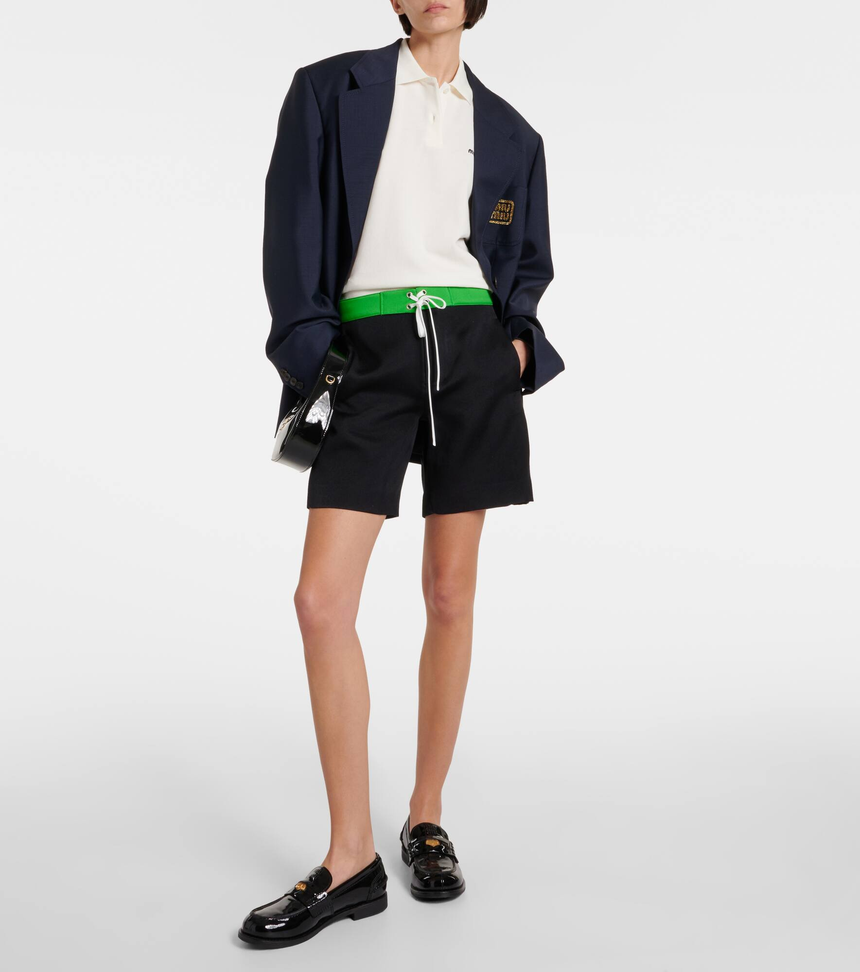 Logo cotton piqué polo shirt - 2