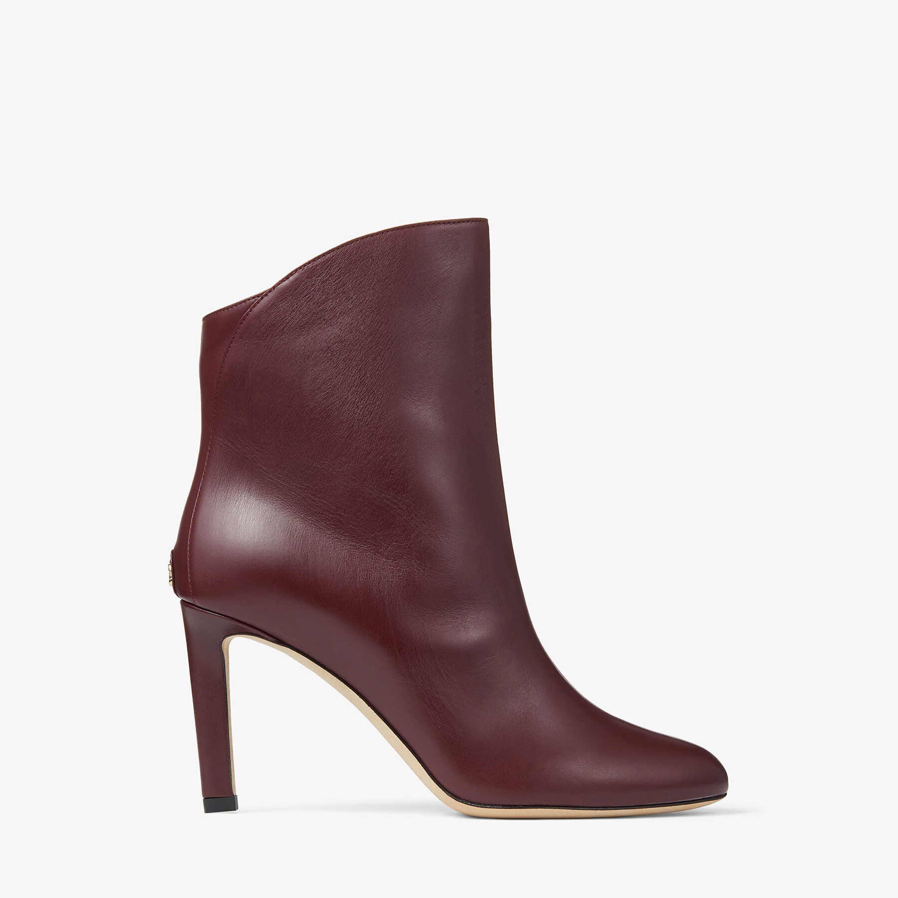 Karter Ab 85
Burgundy Calf Leather Ankle Boots - 1