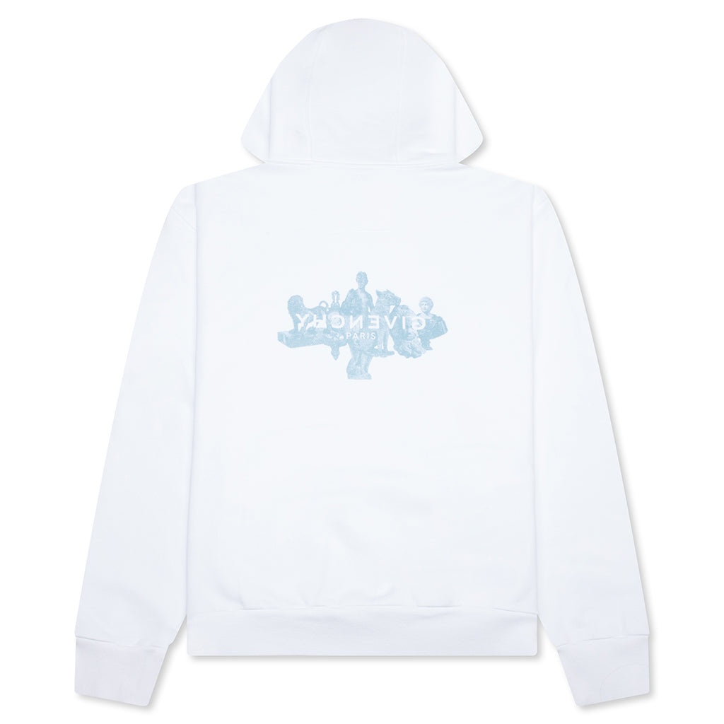 REVERSE EFFECT WITH HUBERT OBJECTS HOODIE - WHITE - 2