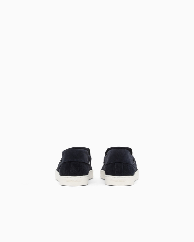 GIORGIO ARMANI LOAFER IN SUEDE WITH A LEATHER LINING AND RUBBER SOLE outlook