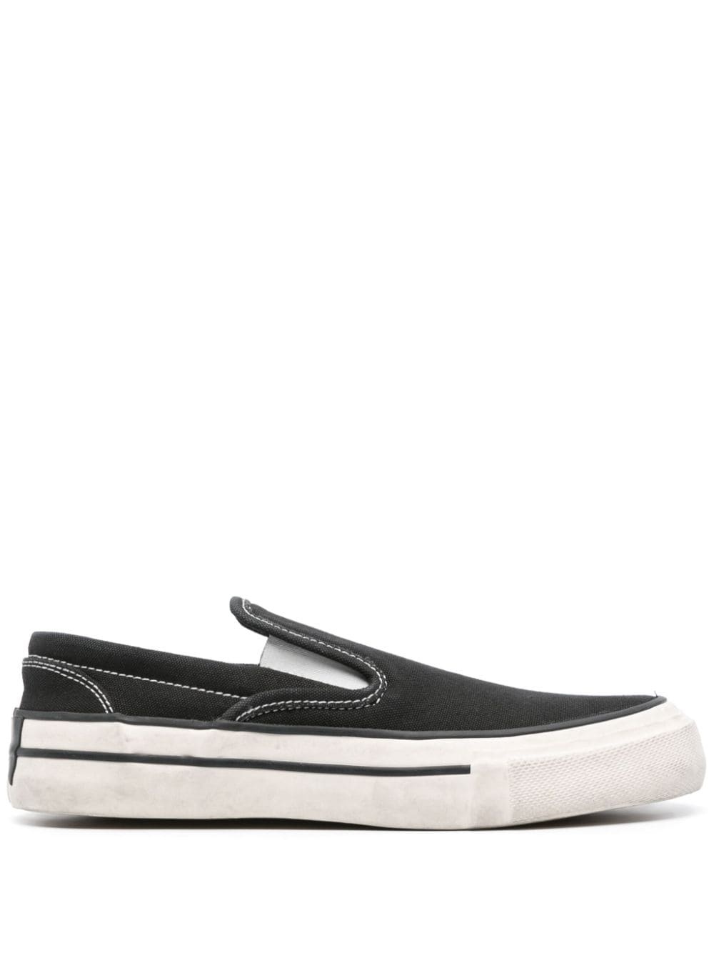 canvas slip-on sneakers - 1