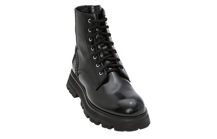 (WMNS) Alexander McQueen Wander Boot 'Black' 657569WHZ801000 - 2