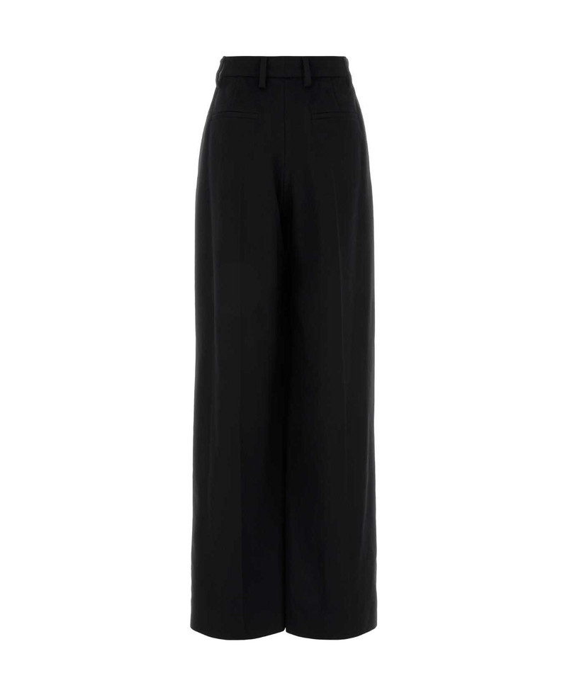 Prada Black Cashmere Wide-leg Pant outlook