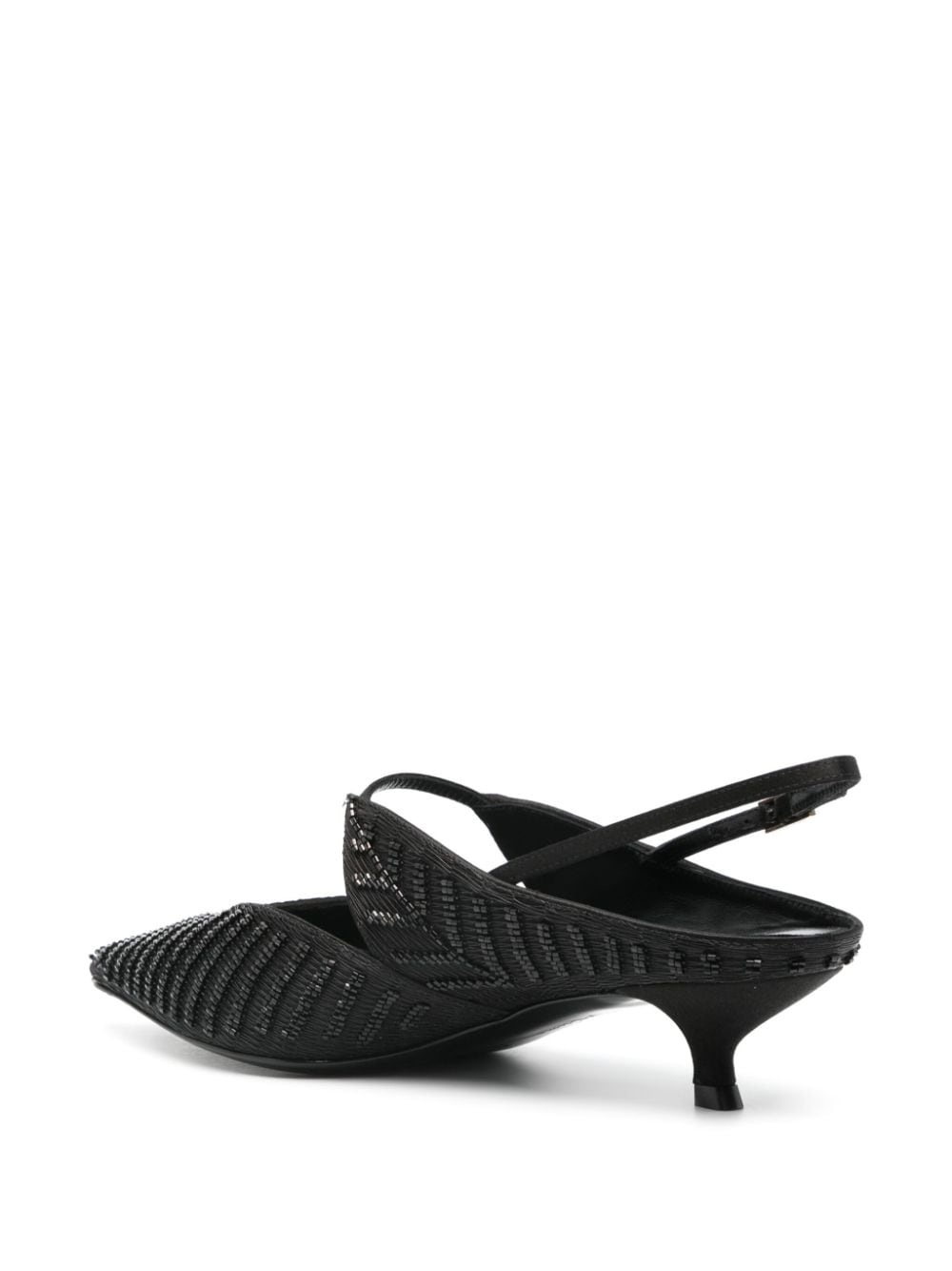 35mm bead-embellished pumps - 3