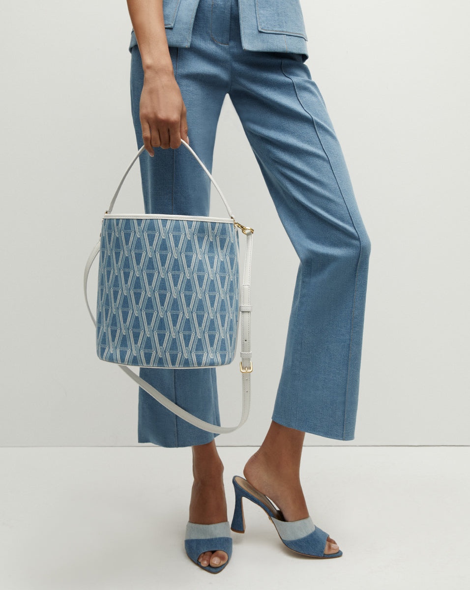 LARGE V-LINK BUCKET BAG - 2
