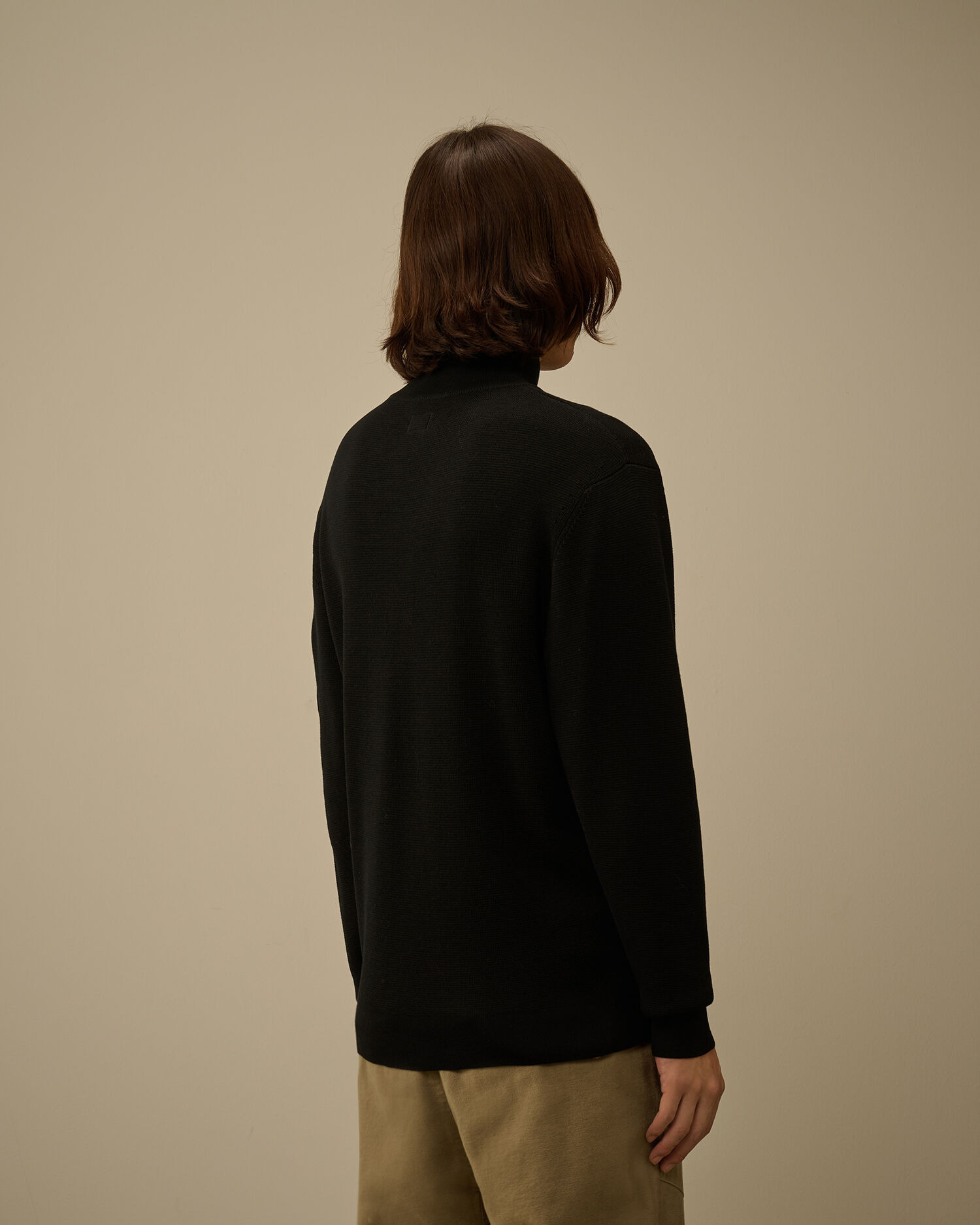 Re-Wool Half Zip Lens Sweater - 4