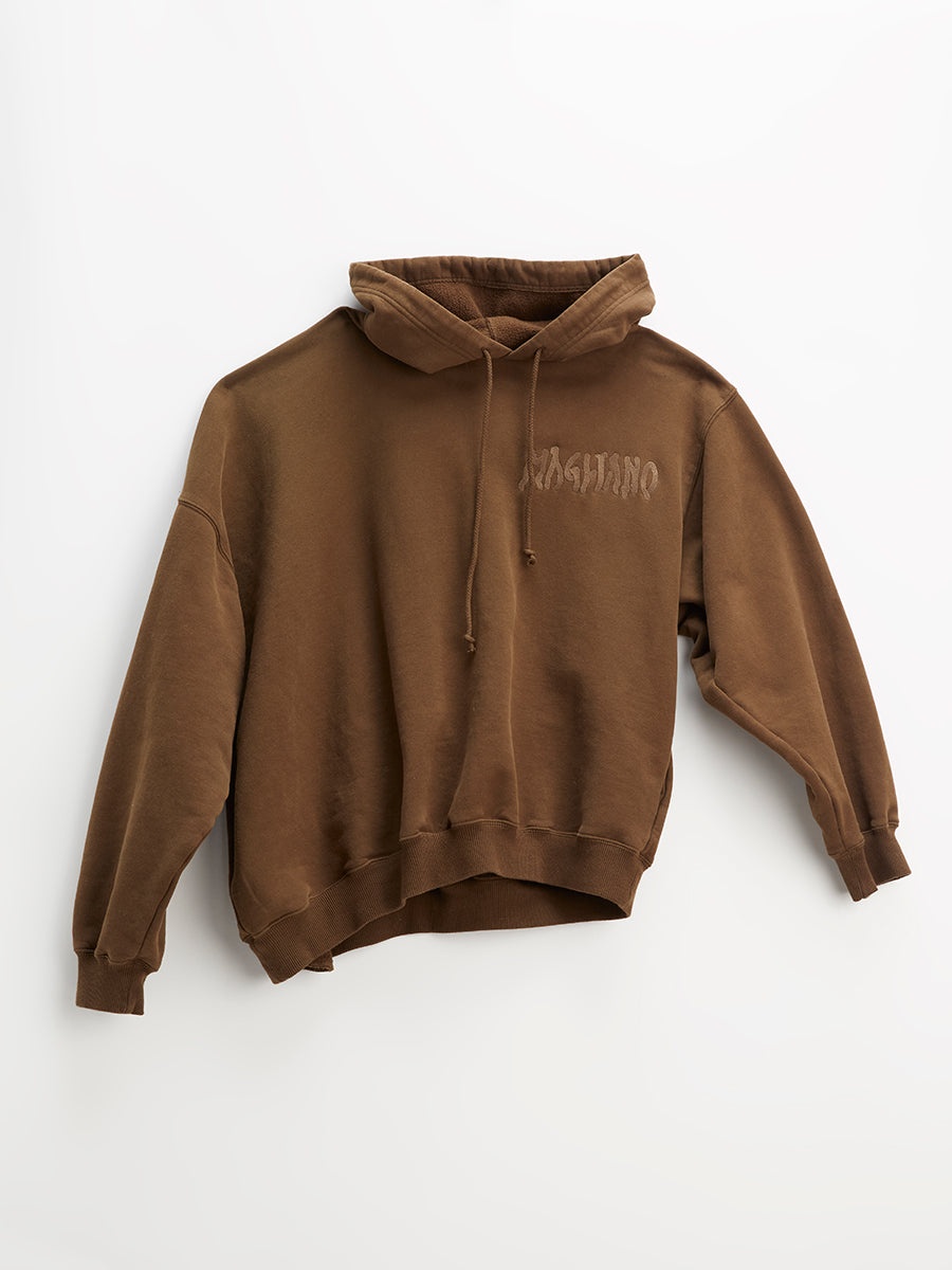 MAGLIANO Twisted Hoodie Contestazione Brown | REVERSIBLE