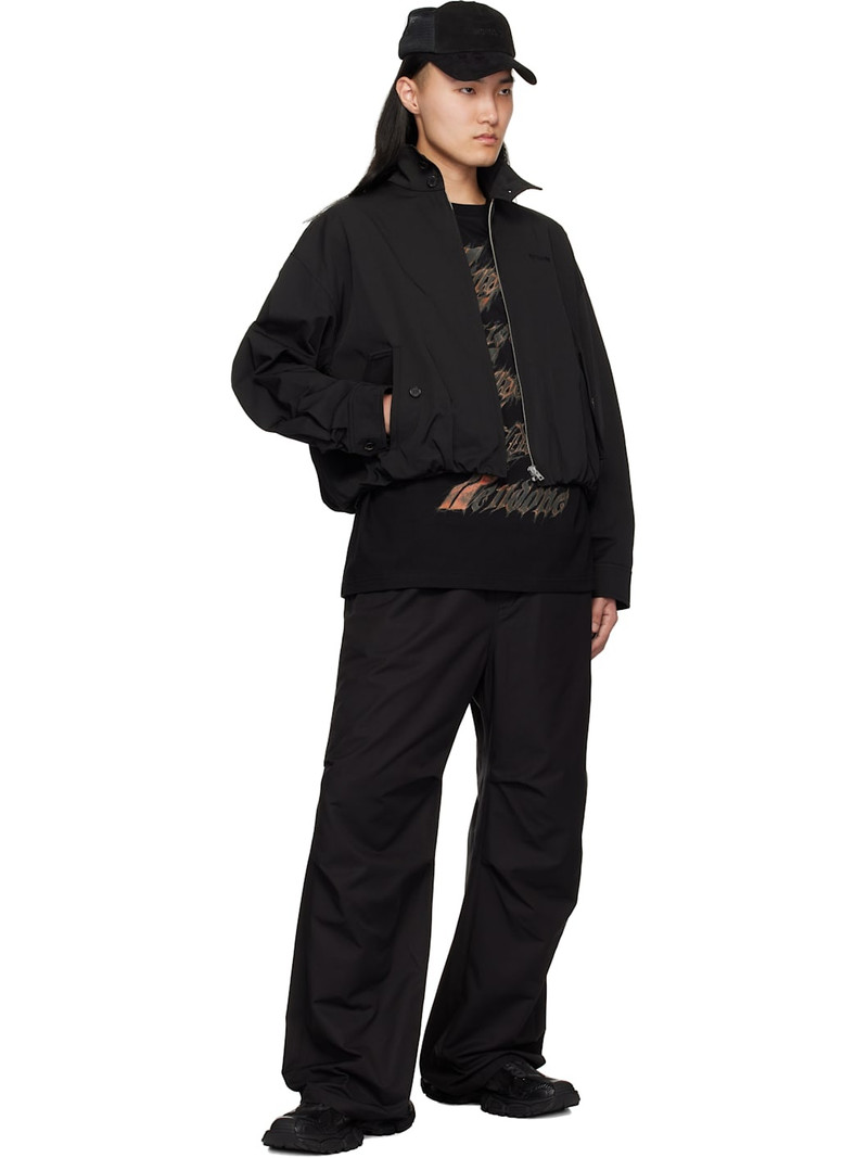 We11done Black Harrington Jacket outlook