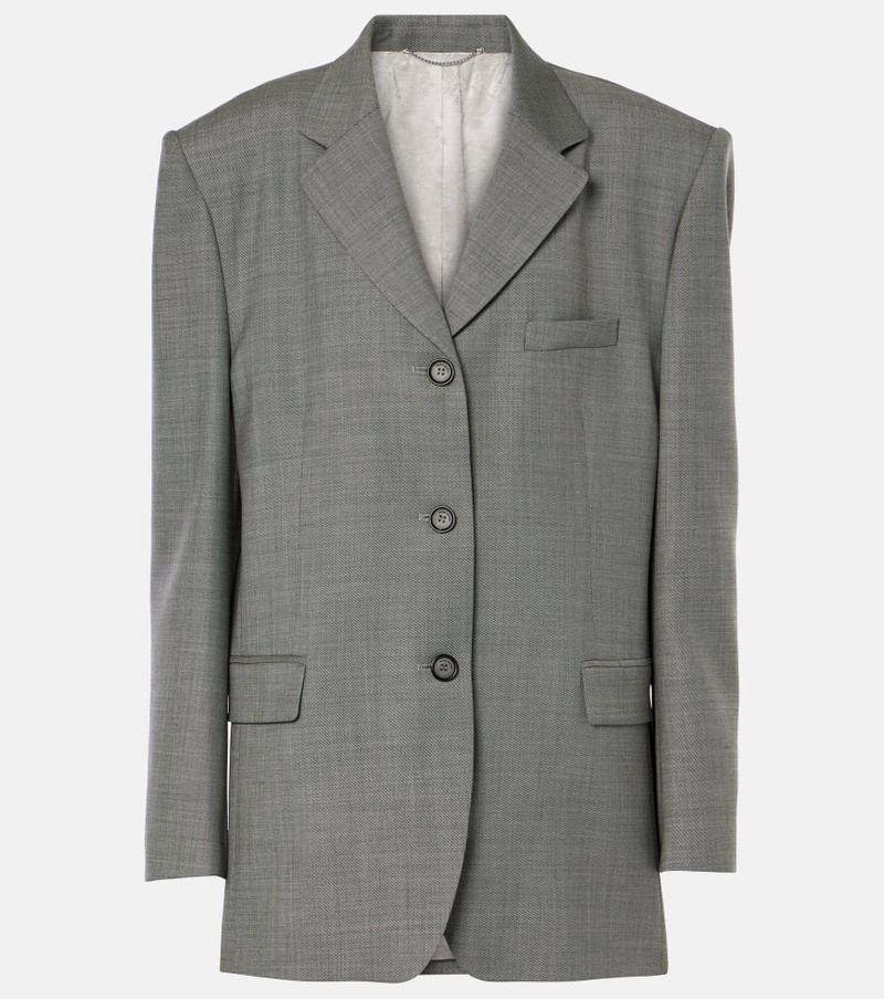 Oversized wool blazer - 1