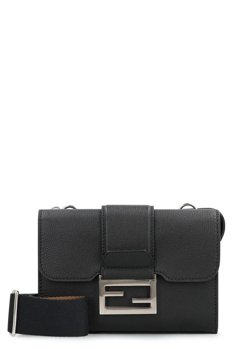 Fendi Baguette Double Leather Crossbody Bag - 1