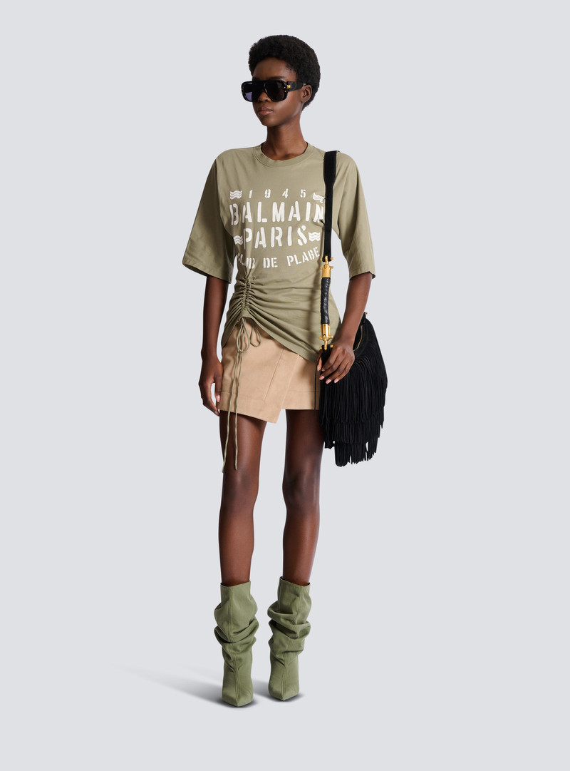 Balmain T-shirt with Balmain Club print outlook