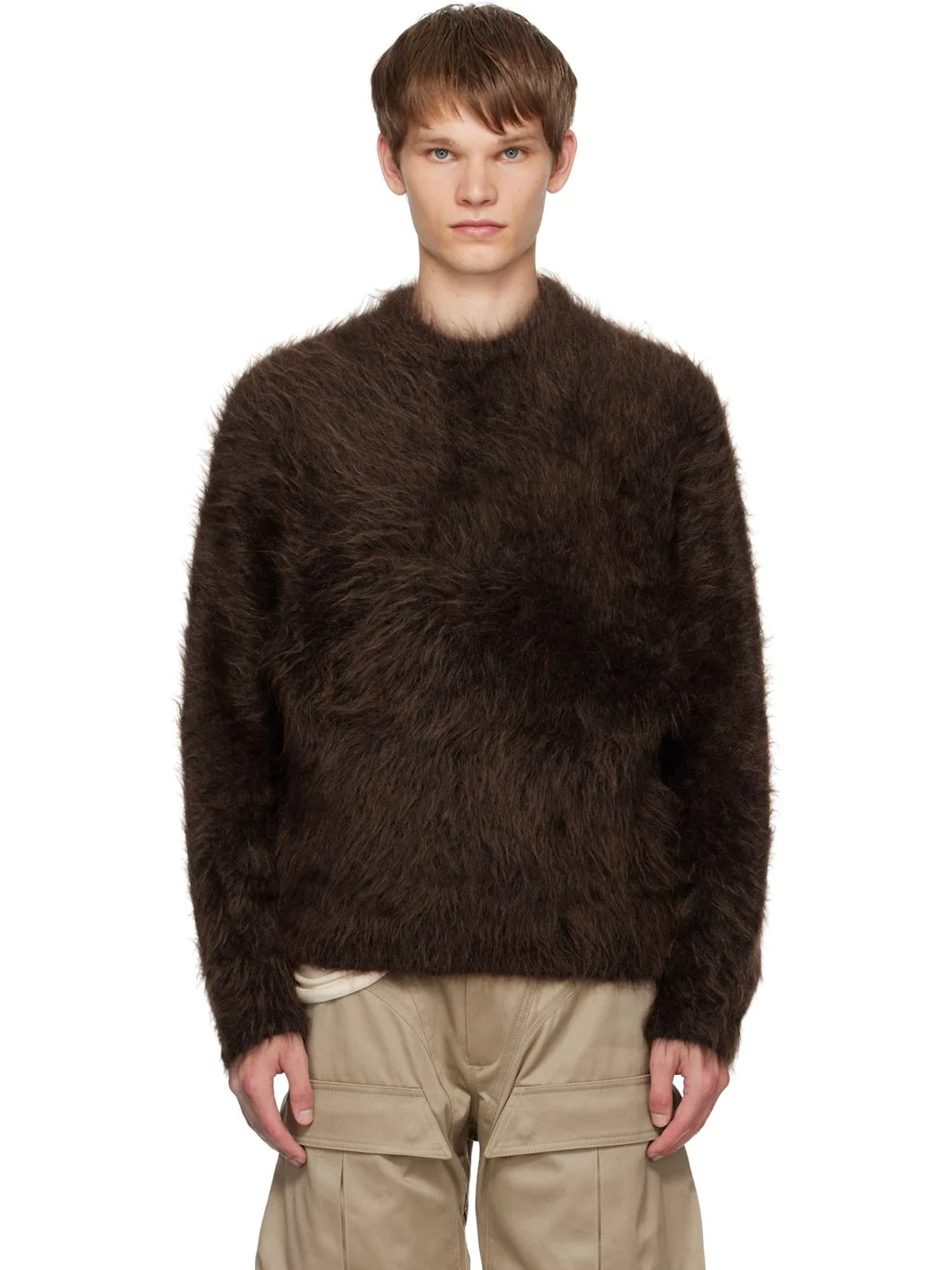 Brown Mohair Sweater - 1