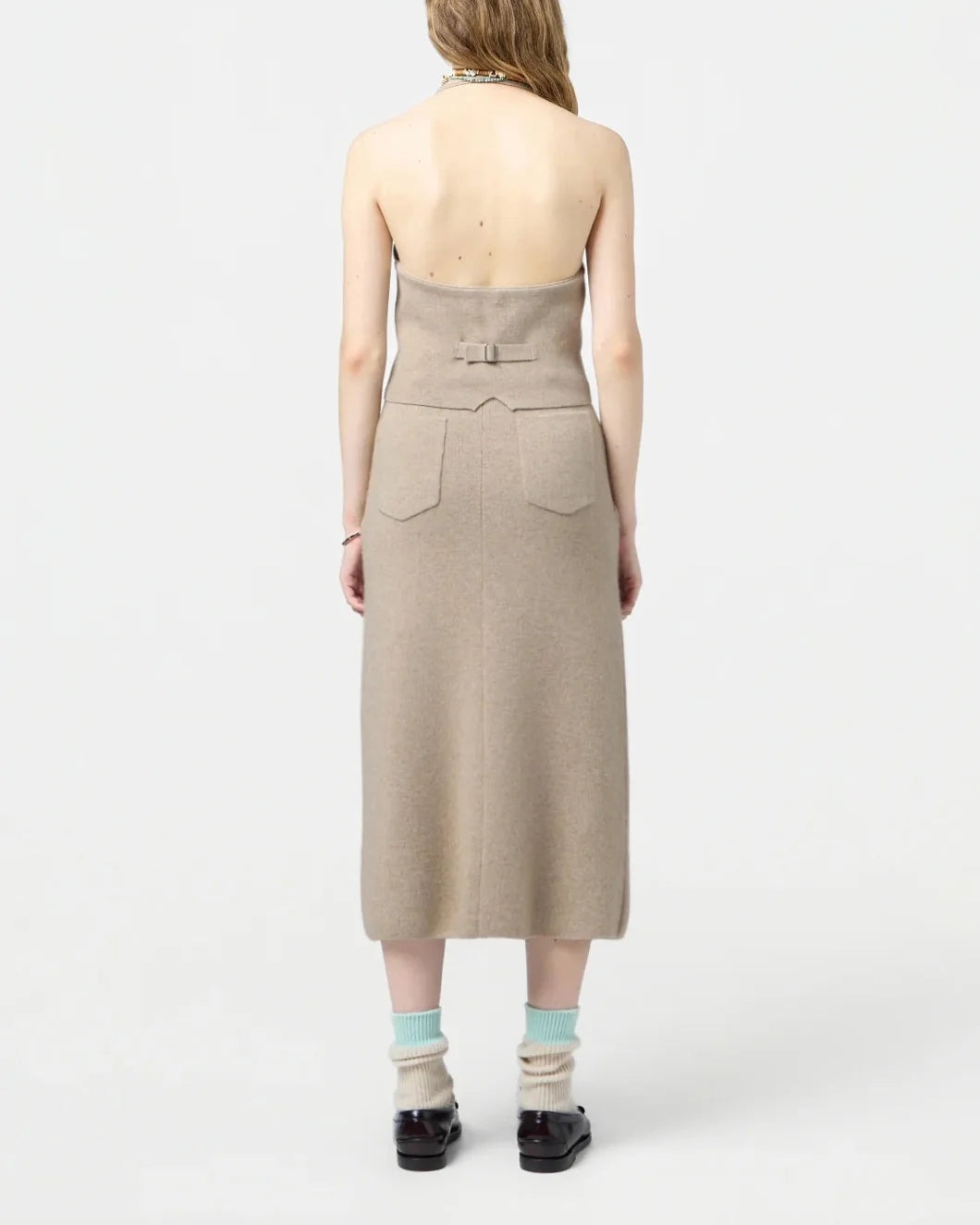 TAILORED HALTER VEST - 4