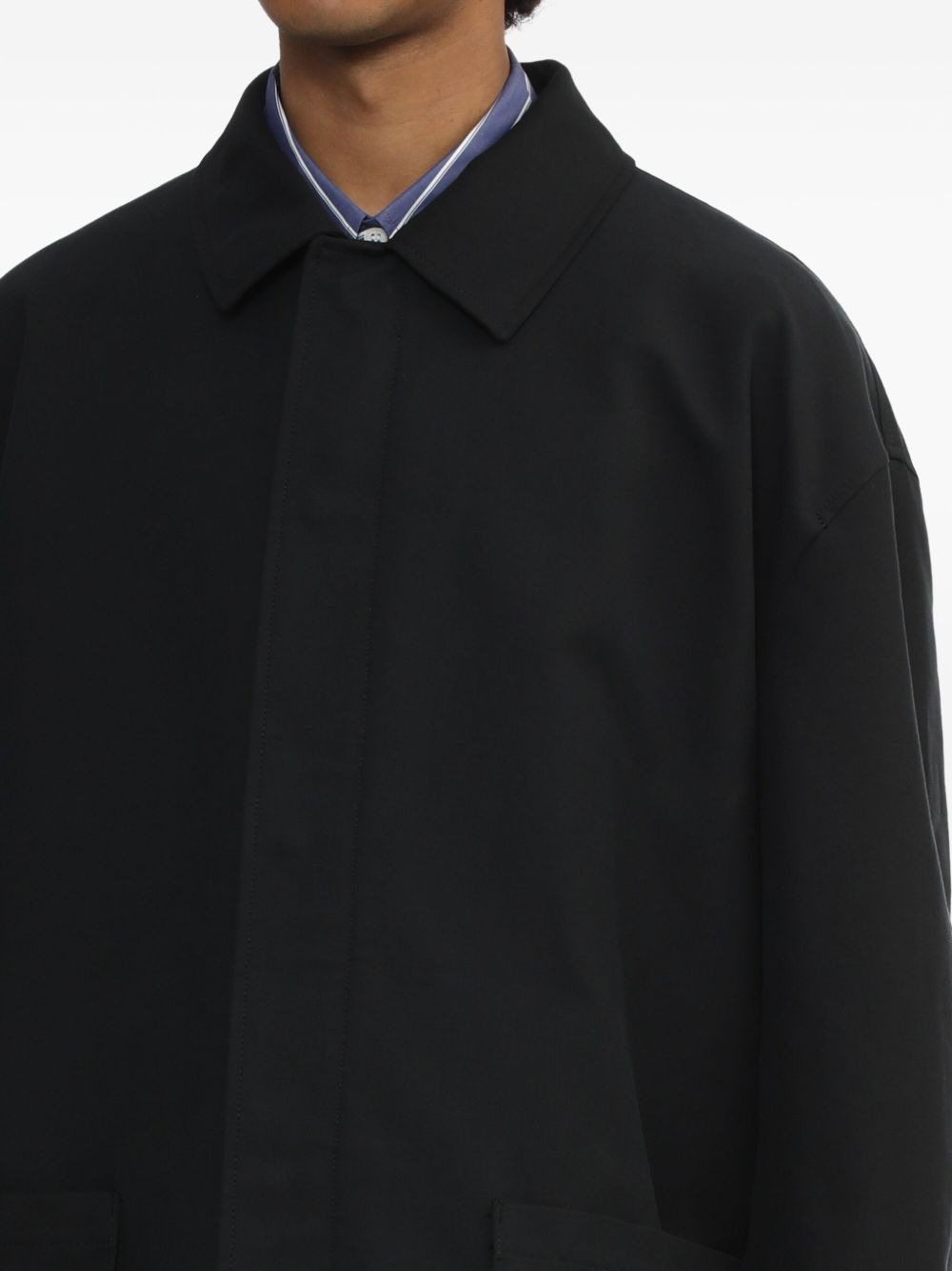 COMME DES GARCONS HOMME Coats Black - 5