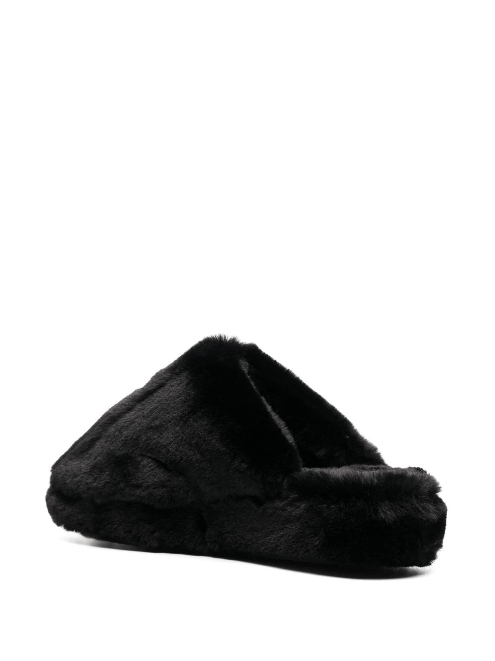 Medusa faux-fur slippers - 2