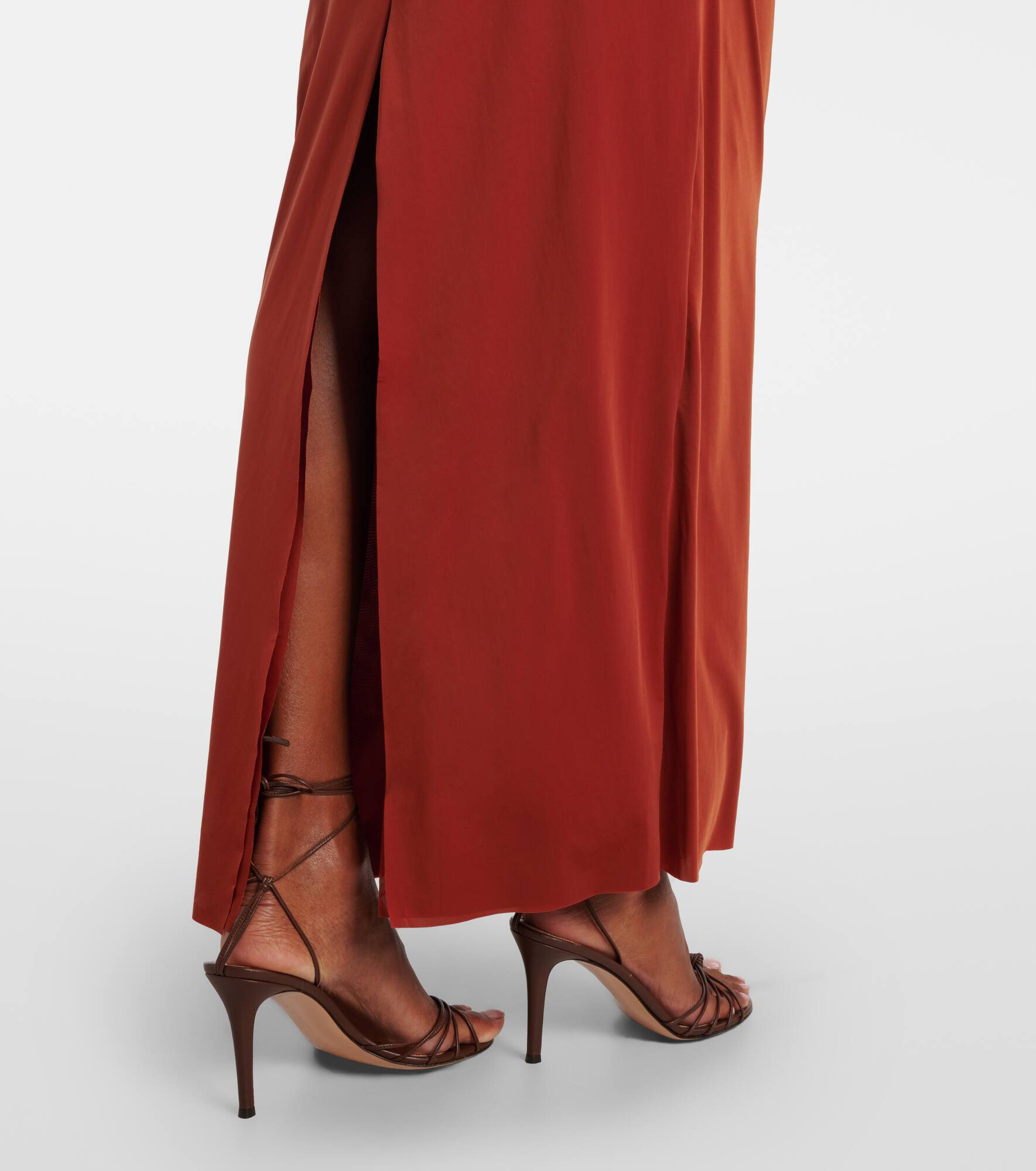 Rosseli gathered jersey maxi dress - 6