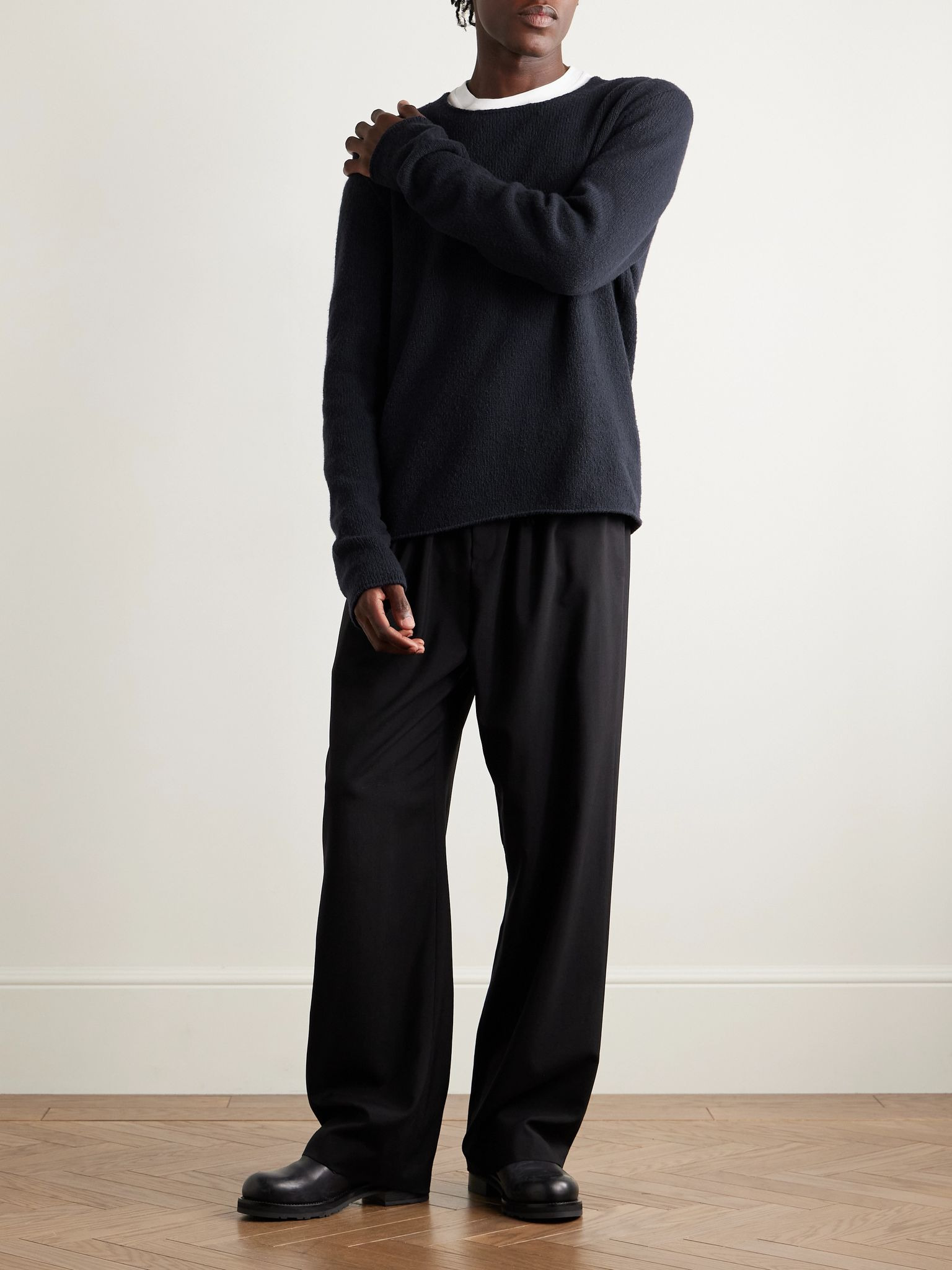 Nikola Wool Sweater Navy - 2