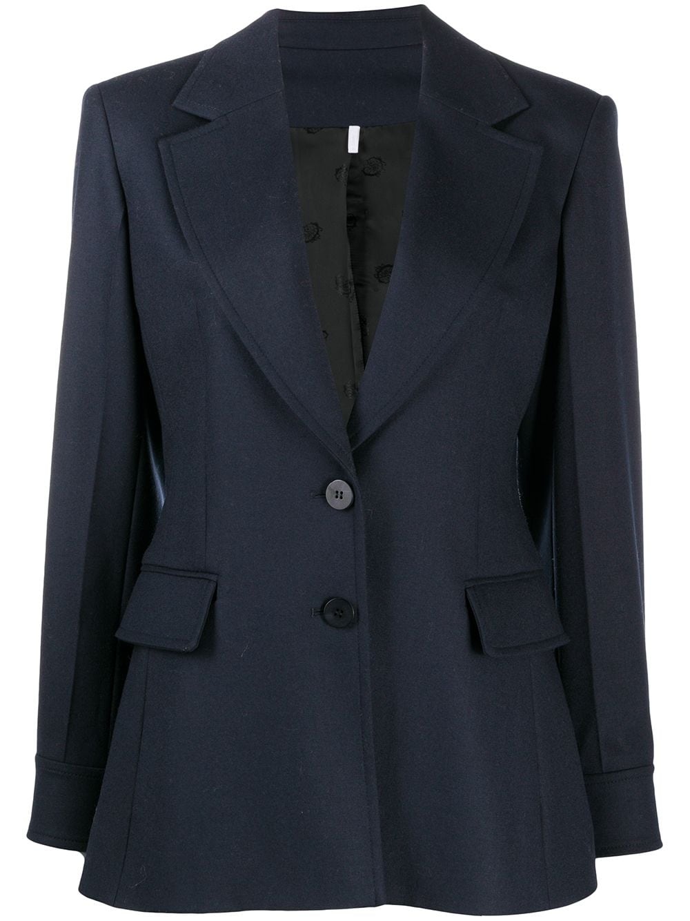 virgin wool-blend blazer - 1