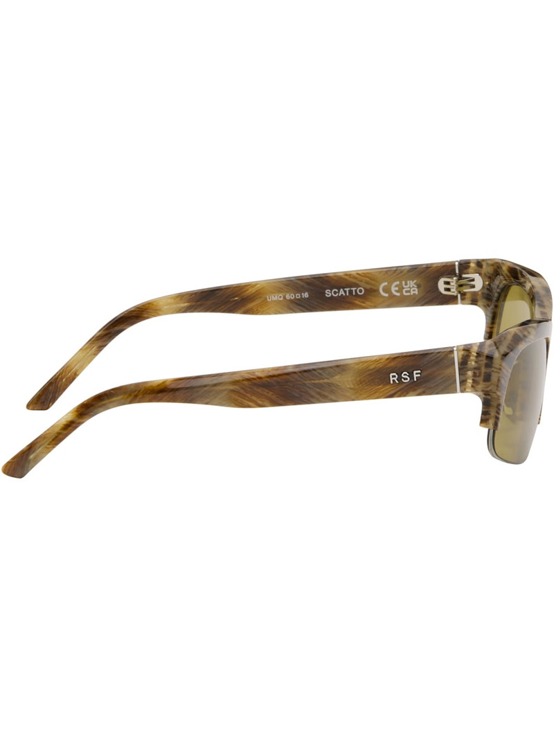 RETROSUPERFUTURE Brown Scatto Sunglasses outlook