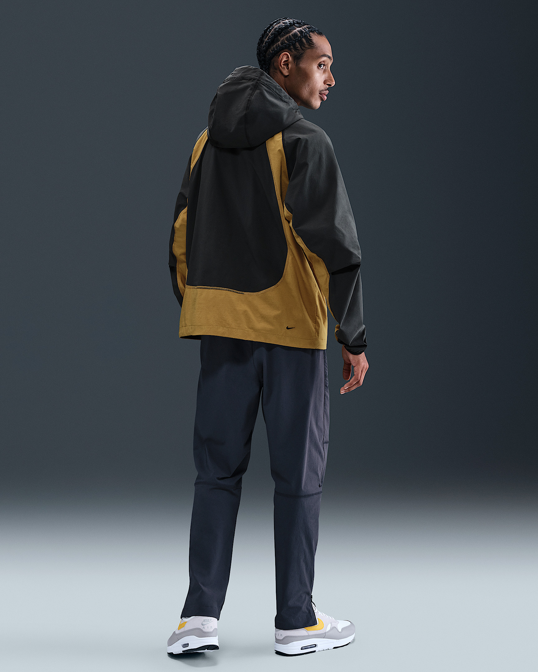 Nike Tech Men's Dri-FIT Woven Color-Block Windrunner Oversized Jacket - 5