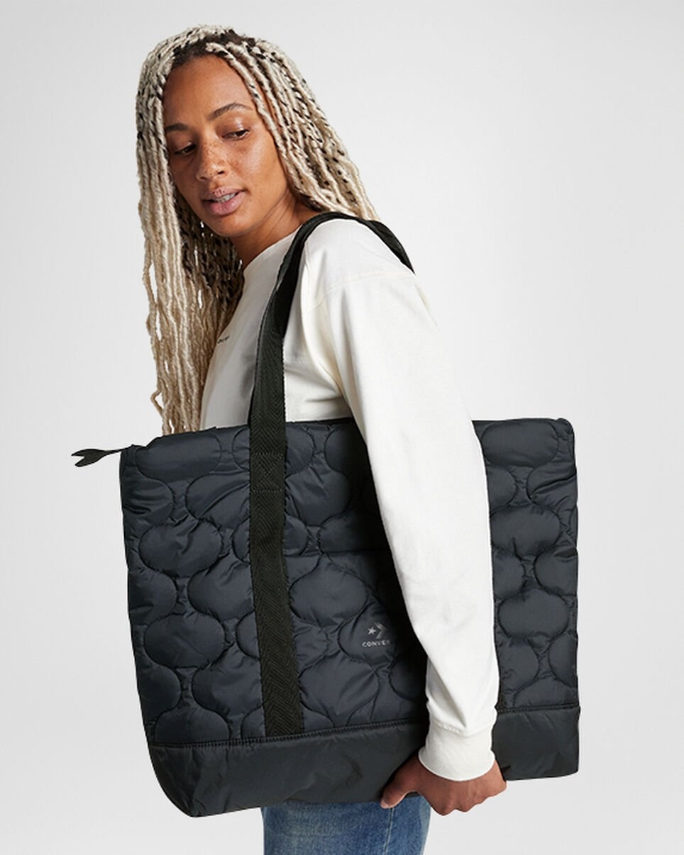 Quilted Tote Bag - 8
