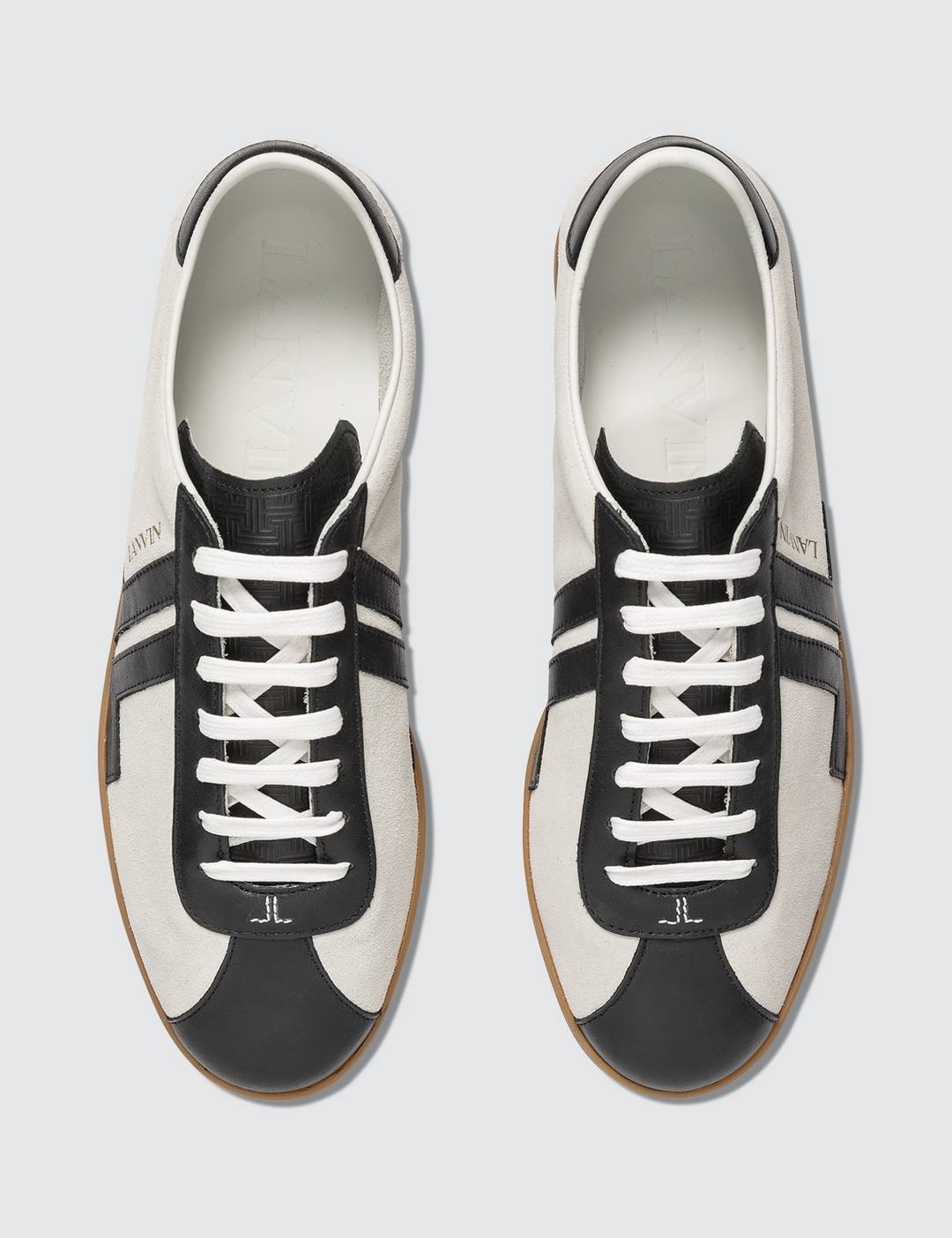 JL Low Top Sneaker In Nappa And Suede - 3