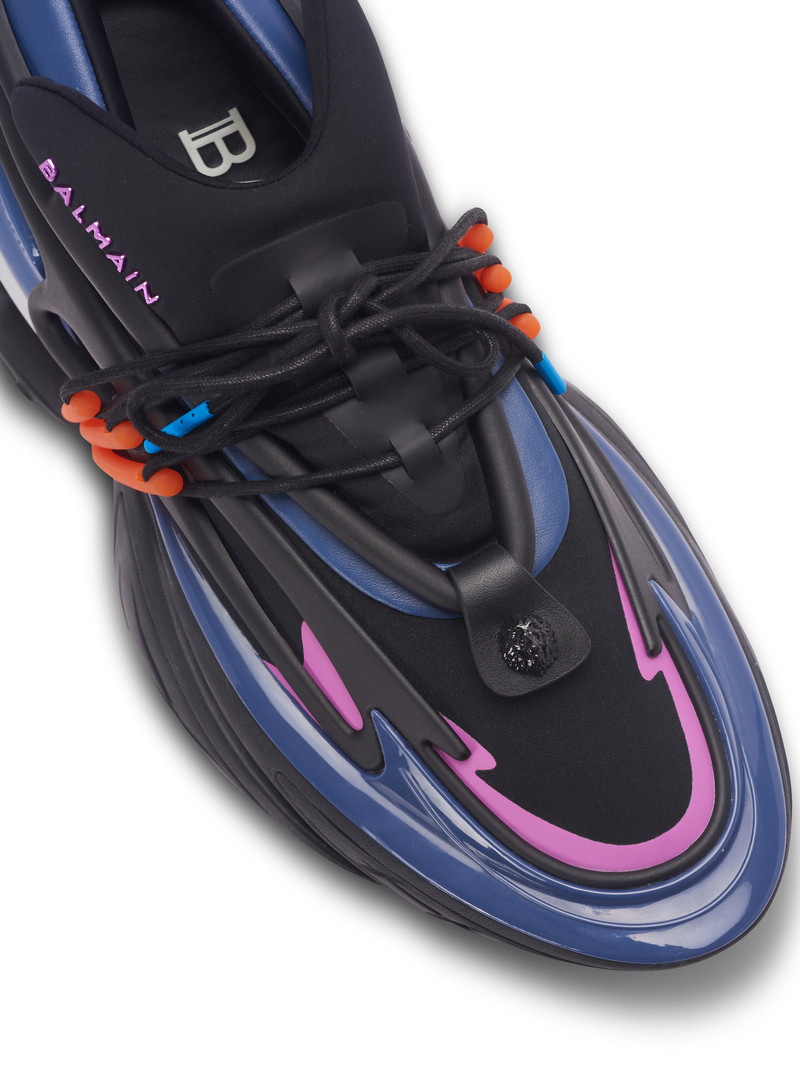 Unicorn low-top trainers in neoprene and calfskin 6