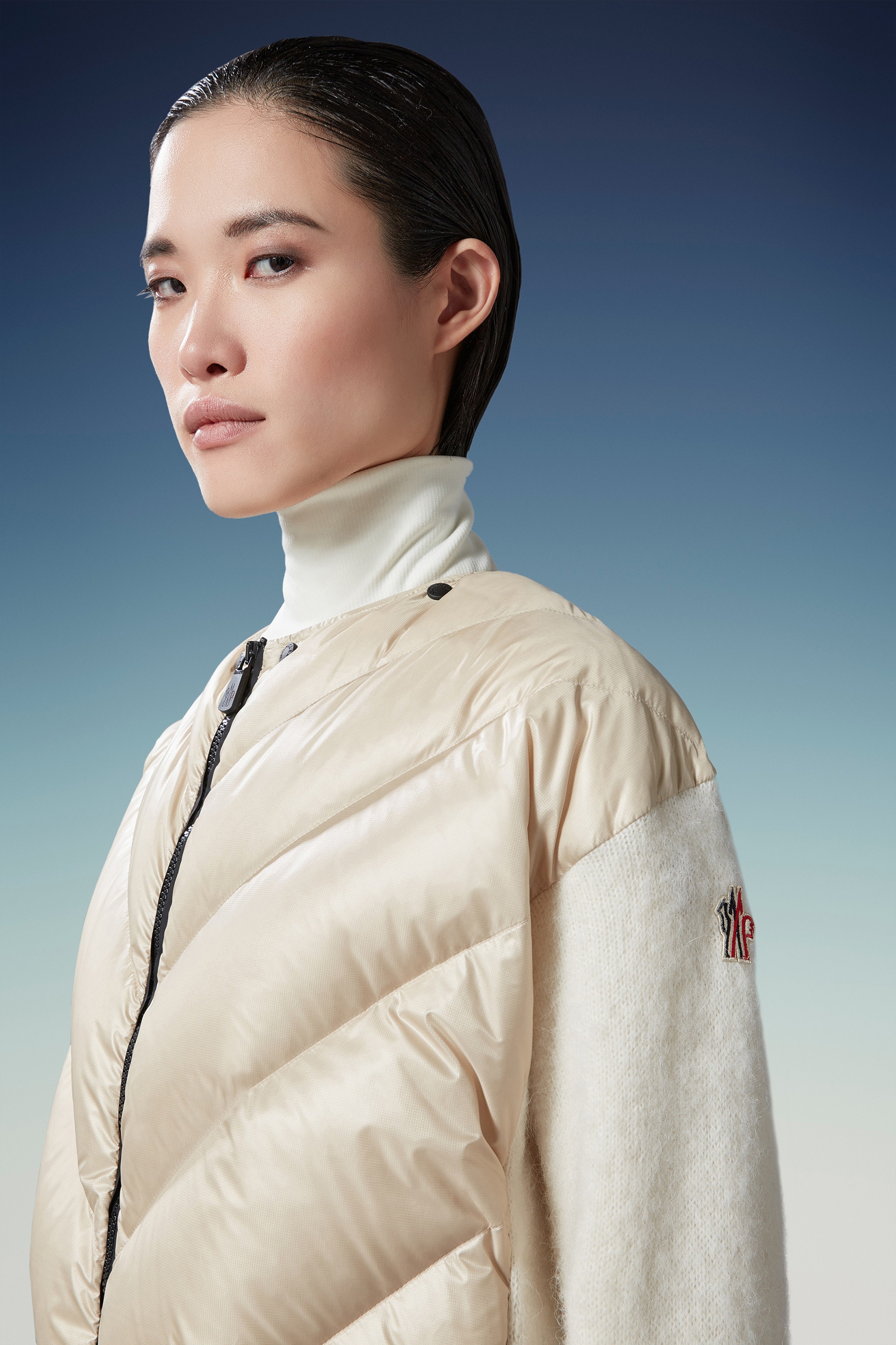 Padded Wool & Alpaca Zip-Up Cardigan - 4