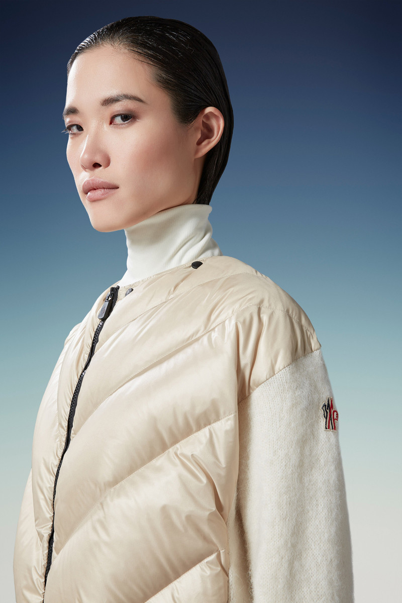 Padded Wool & Alpaca Zip-Up Cardigan 4