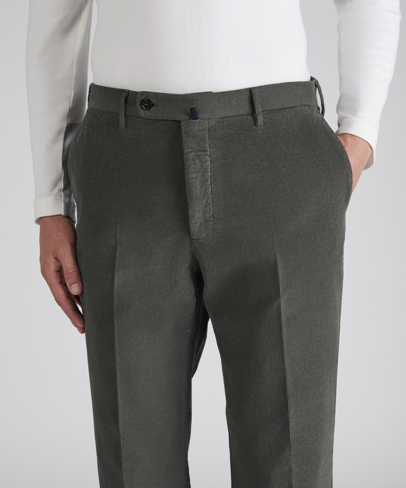 Regular fit corduroy trousers 4