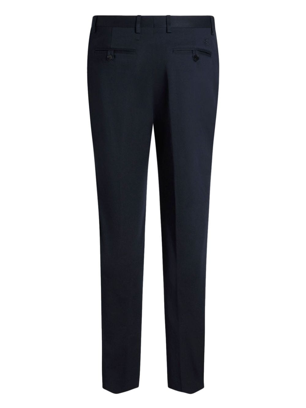 mid-rise slim-cut trousers - 7